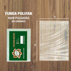 FUNDA POLIFAN 14 X 18 DE 100 UNDS