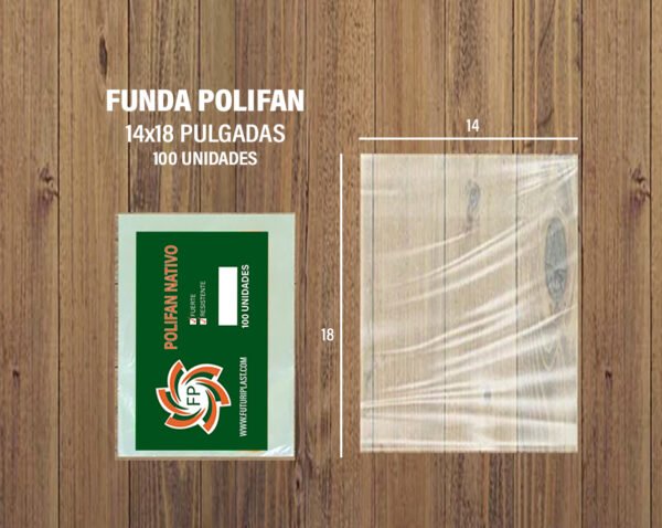 FUNDA POLIFAN 14 X 18 DE 100 UNDS