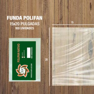 FUNDA POLIFAN 15 X 20 DE 100 UNDS