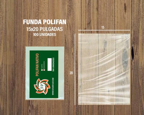FUNDA POLIFAN 15 X 20 DE 100 UNDS