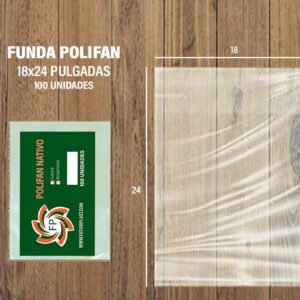 FUNDA POLIFAN 18 X 24 DE 100 UNDS