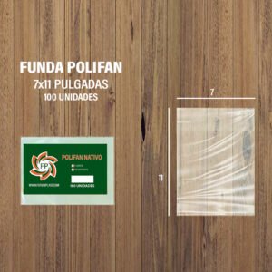 FUNDA POLIFAN 7 X 11 DE 100 UNDS