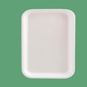 PLATO NO. 9 CUADRADO BLANCO PLASTLIT X 25 UNDS