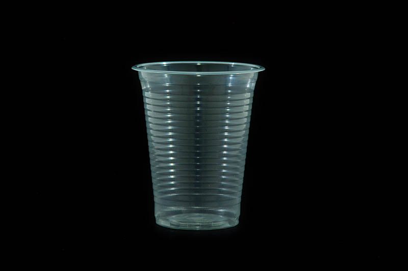 Vasos transparentes con tapa cúpula 10u