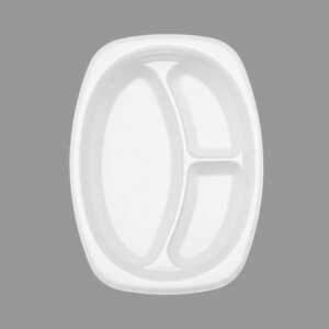 FUENTE OVALADA 9 X 11 COMP. BLANCA X 25 UNDS.