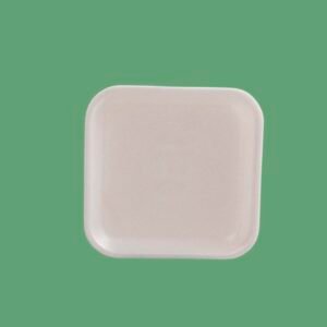 PLATO NO. 6 CUADRADO BLANCO PLASTLIT X 25 UNDS