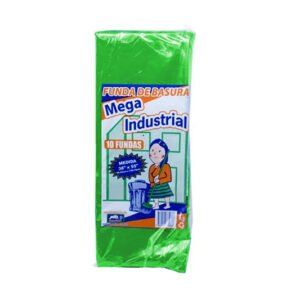 SOBRE BAS. 38X55 VERDE MEGA TORNADO X 10 UNDS.