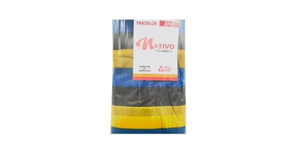JUMBO TRICOLOR NATIVO AMARILLO Y PLOMA