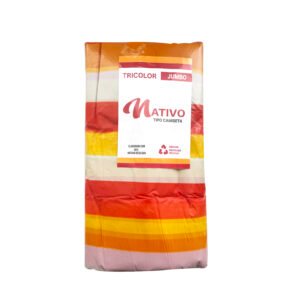 JUMBO TRICOLOR NATIVO BLANCO Y NARANJA