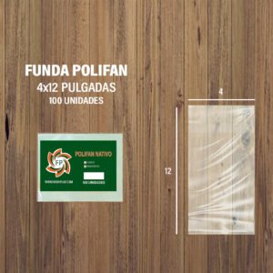 FUNDA POLIFAN 4 X 12 DE 100 UNDS