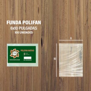 FUNDA POLIFAN 6 X 10 DE 100 UNDS