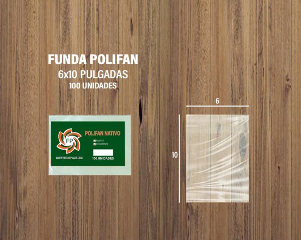 FUNDA POLIFAN 6 X 10 DE 100 UNDS
