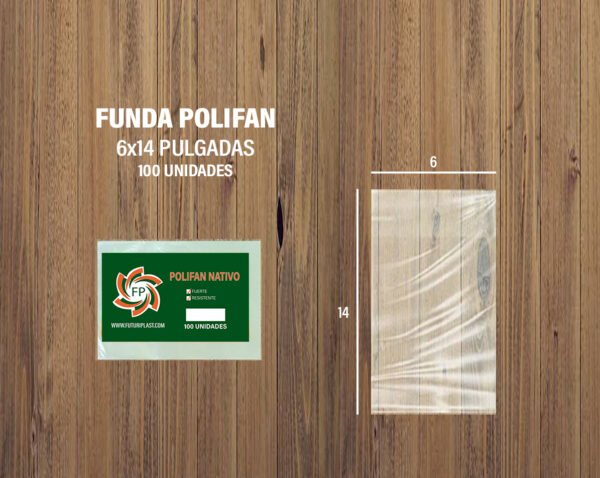 FUNDA POLIFAN 6 X 14 DE 100 UNDS