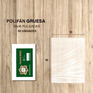 POLIFAN GRUESA 10x16 X 50 UNDS