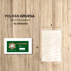 POLIFAN GRUESA 9x14 X 50 UNDS