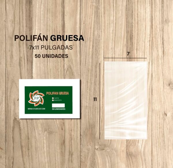 POLIFAN GRUESA 7x11 X 50 UNDS