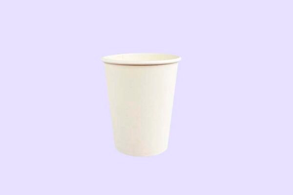 VASO PARED SIMPLE BLANCO 7 OZ