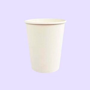 VASO PARED SIMPLE BLANCO 9 OZ