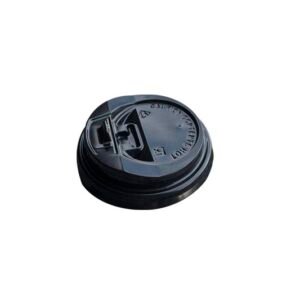 TAPA VASO DE PAPEL 4 OZ NEGRA