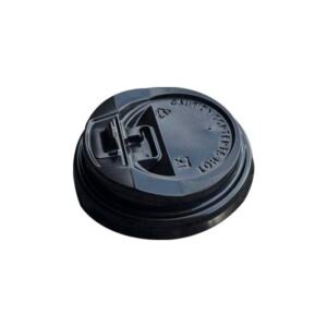 TAPA VASO DE PAPEL 6-7 OZ NEGRA