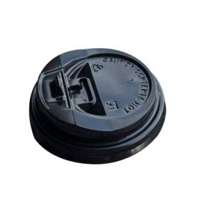 TAPA VASO DE PAPEL 8-10 OZ NEGRA