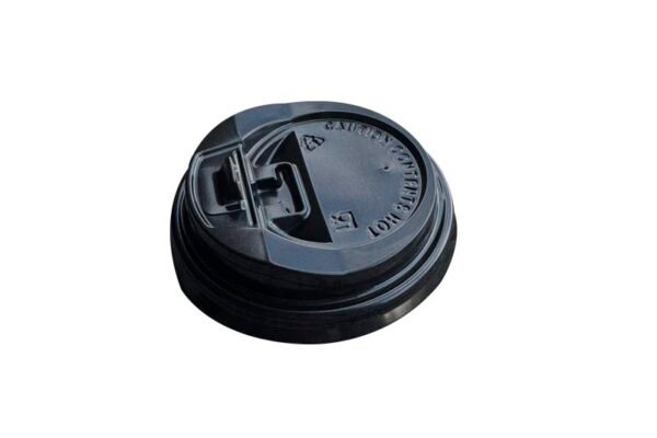 TAPA VASO DE PAPEL 8-10 OZ NEGRA